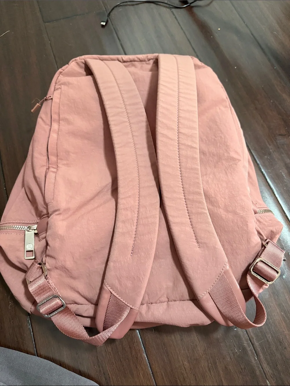 Lululemon Blush dusty pink Everyday Backpack flaws